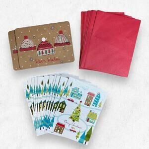 Creative Presence 13 Christmas Cards‎ with Red Envelopes